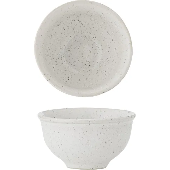 Bloomingville Addison skål hvid stentøj 7,5 cl (Ø8 cm)