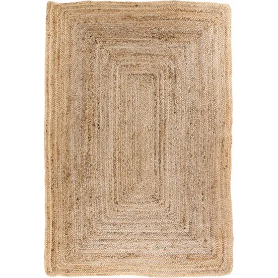 Bombay rektangulært flettet tæppe 90x60 cm