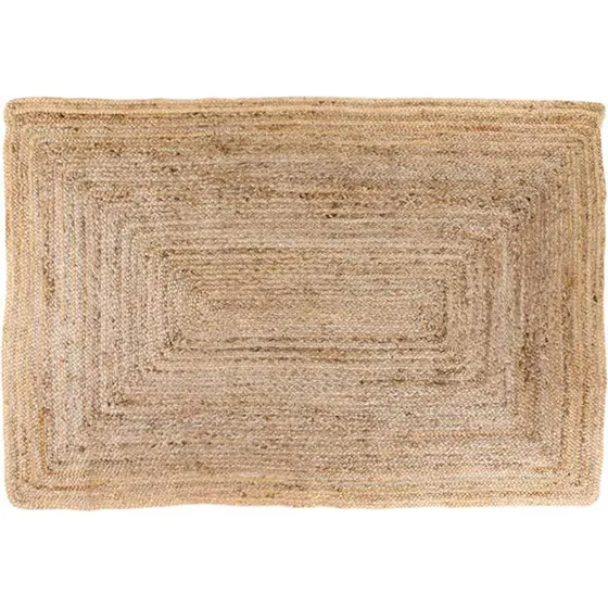 Bombay gulvtæppe i natur jute/bomuld 240x180 cm