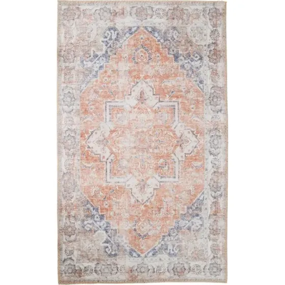 House Nordic Havana tæppe 200x300 cm - blå/orange