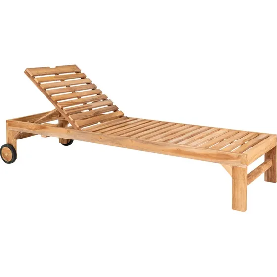 House Nordic Andorra Teak solvogn 200x62 cm