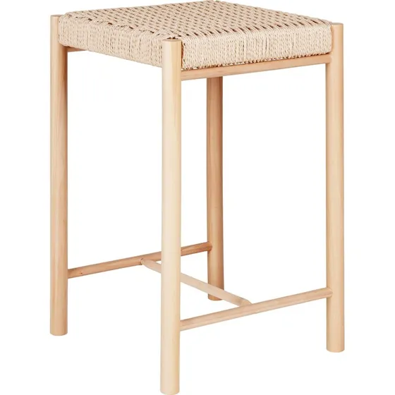 Abano counterstol - natur papirsnor & poppel