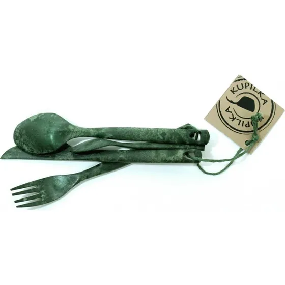 Kupilka Cutlery grøn bestik - let og robust