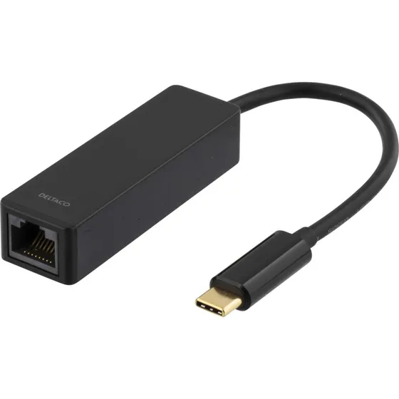 Deltaco USB-C Gigabit netvrksadapter (USB 3.1)