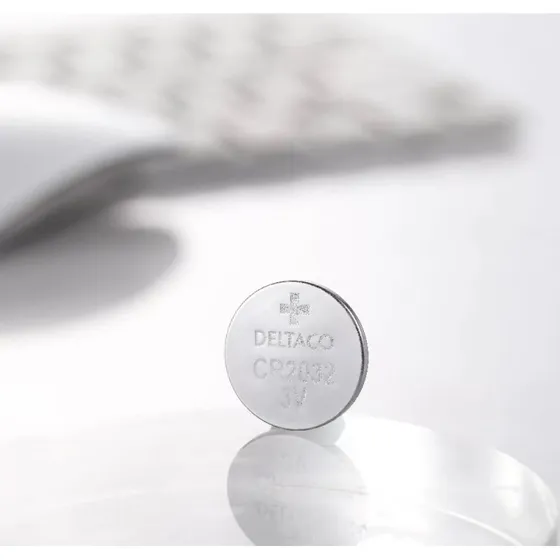 Deltaco CR2032 Lithium 3V knapcelle 10 stk.