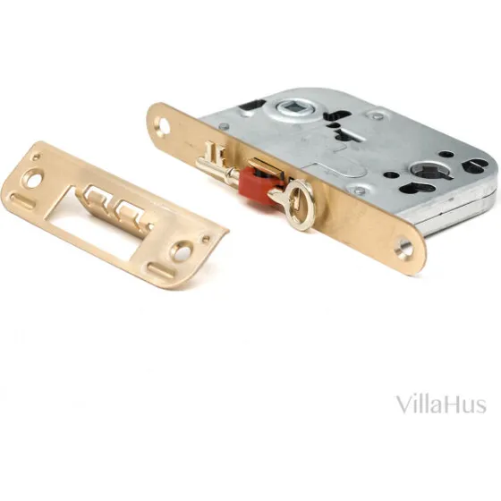 Copenhagen Home Design Mellemdørlås Model 2014, blank messing