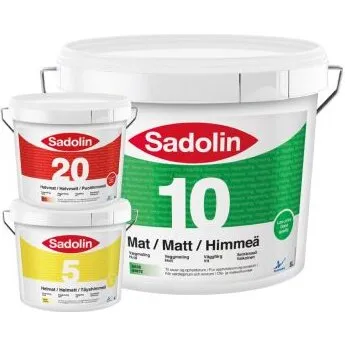Sadolin Vægmaling Basic Mat 10 - hvid