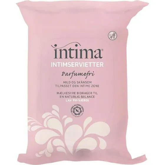 Intima Intimservietter Parfumefri 10 stk