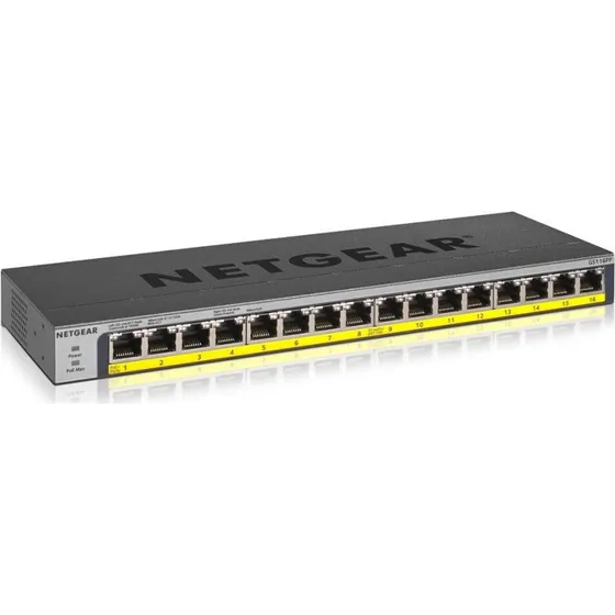 NETGEAR GS116PP 16-ports Gigabit PoE+ Switch (183W)