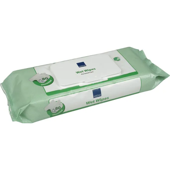 ABENA Vådserviet Z-fold 27x20 cm 12 pk (plastlåg)