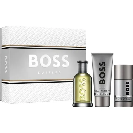 Hugo Boss Bottled Gavesæt EDT 100 ml + Showergel + Deo