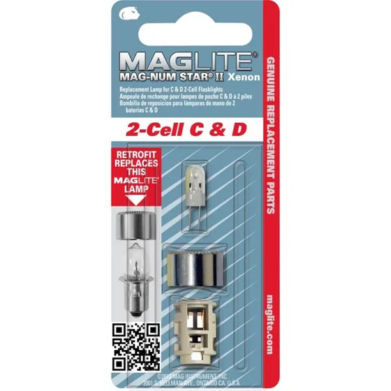 Maglite Mag-Num Star II Xenon pre til 2-cell C/D
