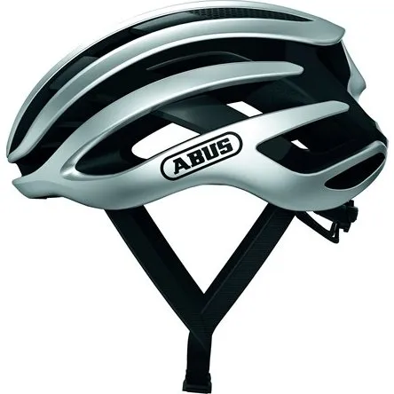 ABUS AirBreaker - Aerodynamisk cykelhjelm, slv (51-55 cm)