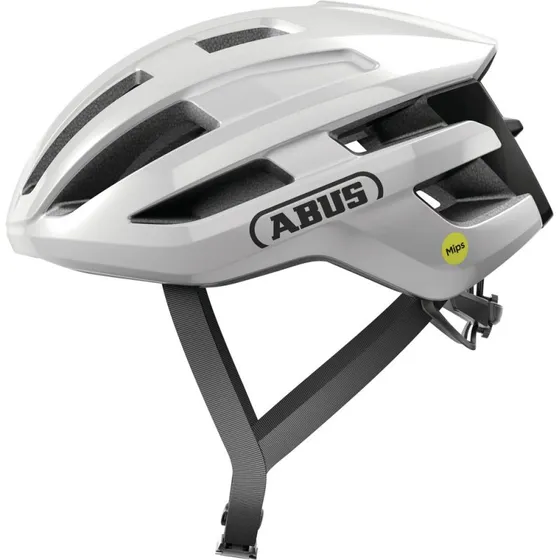 ABUS PowerDome MIPS cykelhjelm  Shiny White