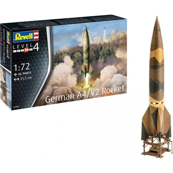 Revell 1:72 Tysk V2 (A4) raket med affyringsrampe