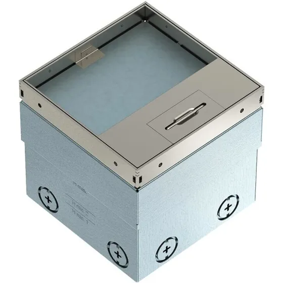 UDHOME2 Gulvstikdåse GV15, rustfrit stål