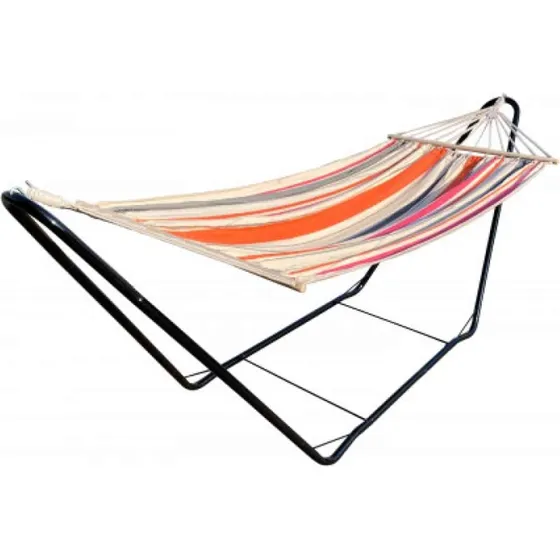 Chillounge Sunrise hngekje med tvrpind og stlstativ