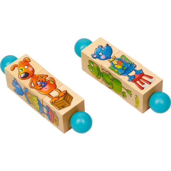 Die Spiegelburg Revolving Wood Puzzle - The Friendly Seven