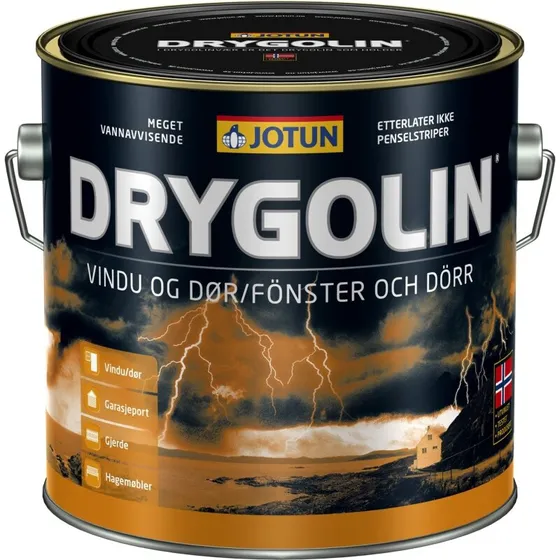 Jotun Drygolin Vindues- og Dørmaling, Blank 50-80
