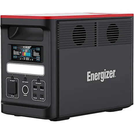 Energizer 1536Wh nødstrømsanlæg 1800W – sort