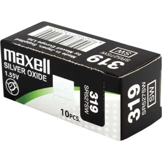 Maxell SR527SW (319) 1,55V Silver-oxid Batteri