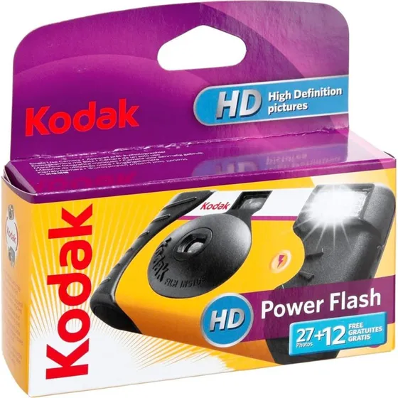 Kodak Power Flash Engangskamera 27+12 ISO 800