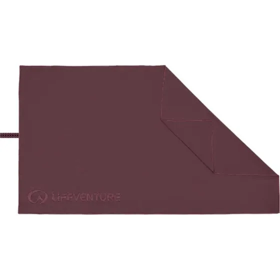 Lifeventure Recycled Softfibre Trek-håndklæde – Blackcurrant