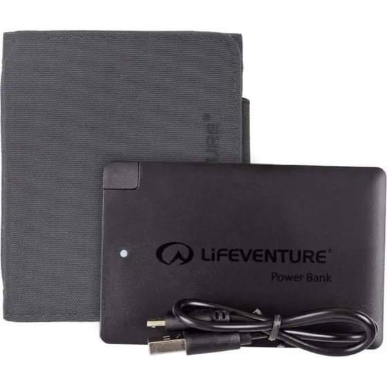 Lifeventure RFID Charger Wallet med Powerbank