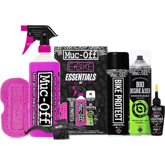 Muc-Off eBike Essentials Kit – Rengørings- & Vedligeholdssæt