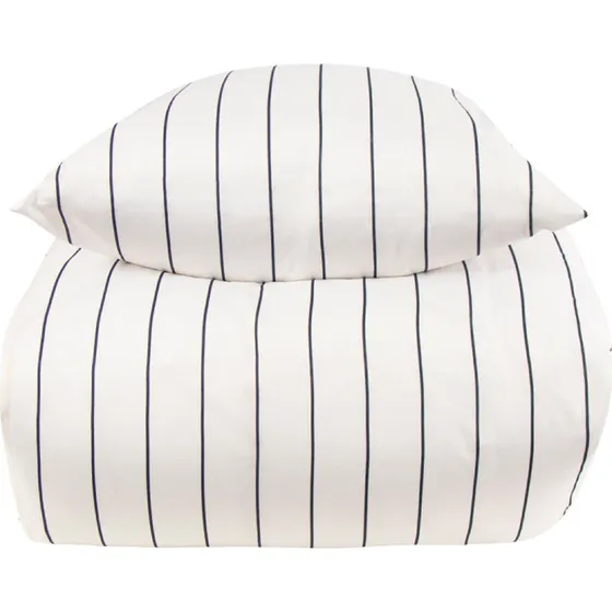 Borg Living sengetøj 140x200 cm - hvidt stribet