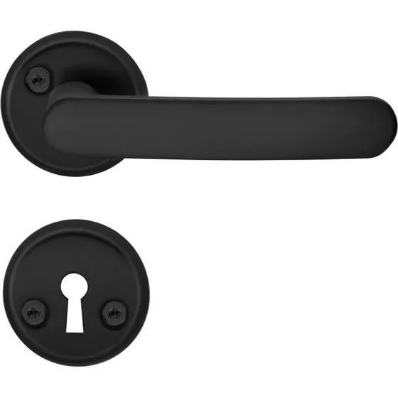 Beslagsboden Basic Classic dørhåndtag mat sort 115 mm