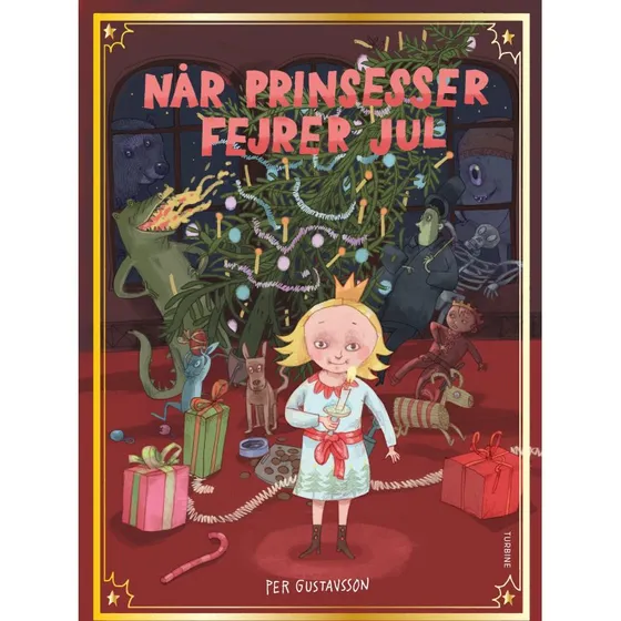 Når prinsesser fejrer jul - børnebog af Per Gustavsson