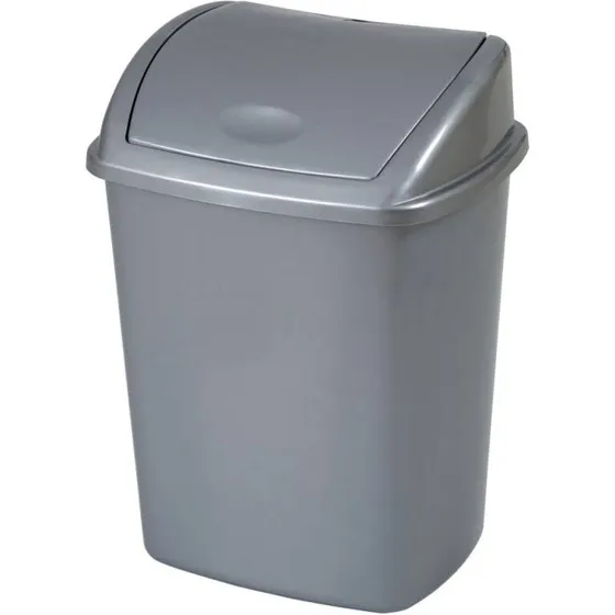 Abena affaldsspand 15 L med svinglåg, plast