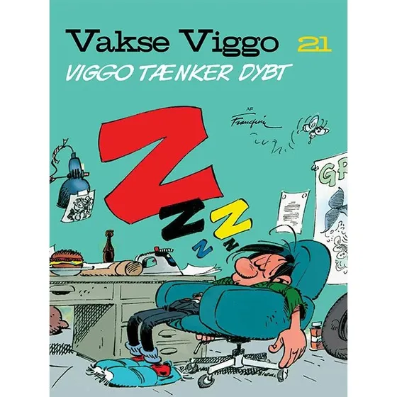 Vakse Viggo 21 – Viggo tænker dybt (Franquin)