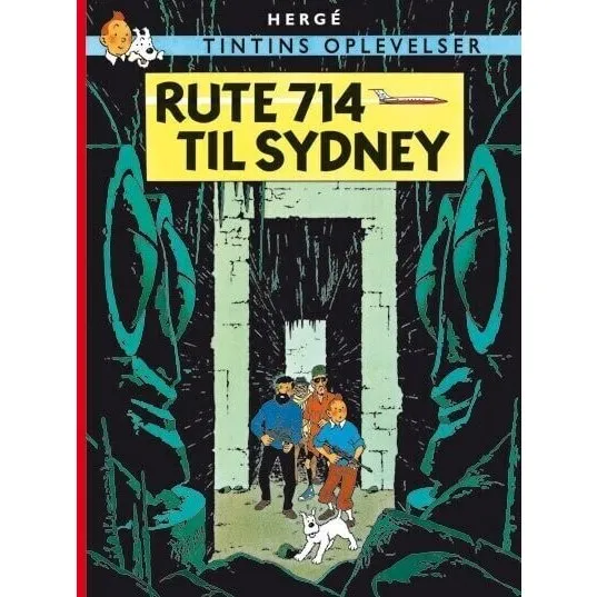 Tintin: Rute 714 til Sydney – softcover (Hergé)