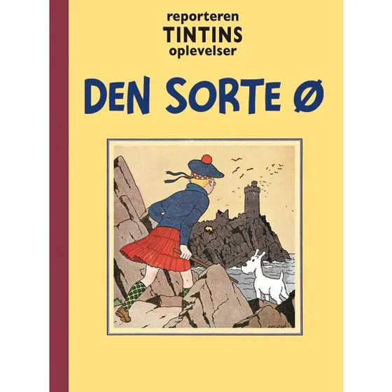 Tintin: Den Sorte Ø – Retroudgave (Bind 7/9)