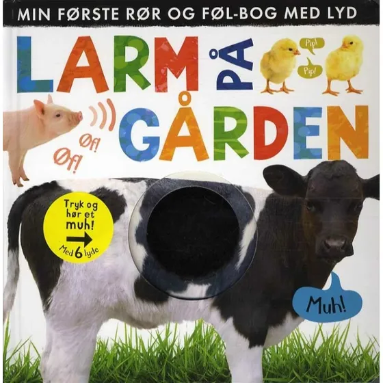 Larm på gården – Min første rør og føl-bog med lyd