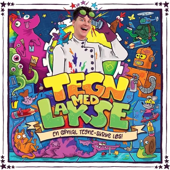 Tegn med Lakse 4  50 sjove tegneopgaver