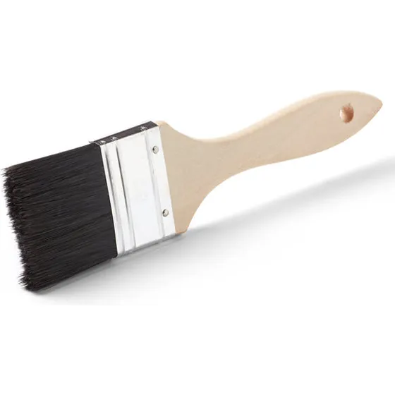 YES Modler pensel, ubehandlet træskaft, sorte børster, 15–70 mm