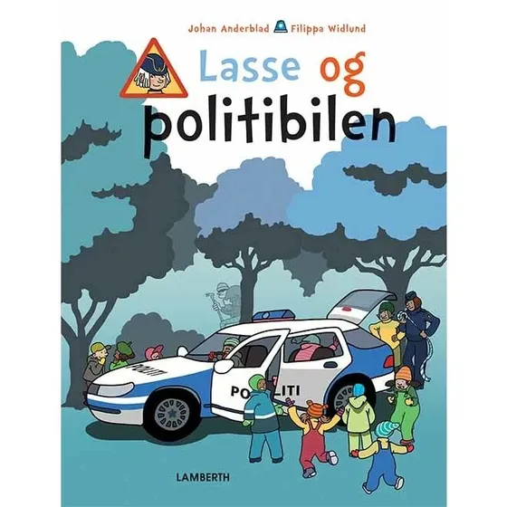 Lasse og politibilen - børnebog af Johan Anderblad