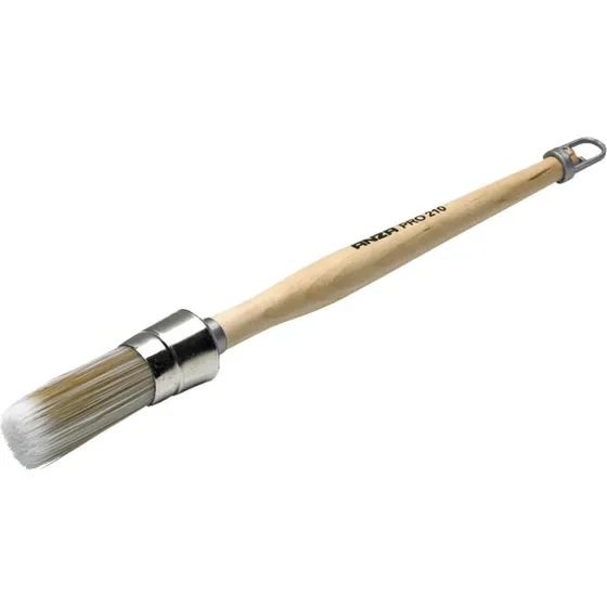 Anza Elite Pro rundpensel 30 mm, kunstfiber, birkeskæft