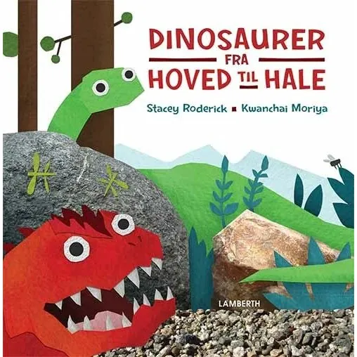 Dinosaurer - fra hoved til hale (papirklip-børnebog)