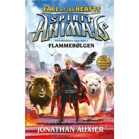 Spirit Animals 4: Flammebølgen – Jonathan Auxier