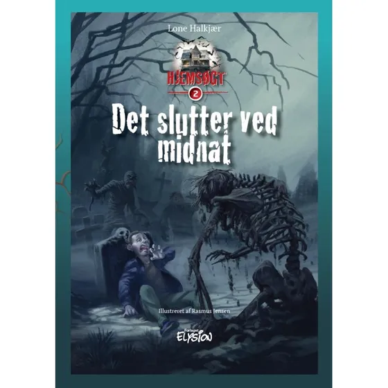 Det slutter ved midnat - Lone Halkjær (letlæst gys)