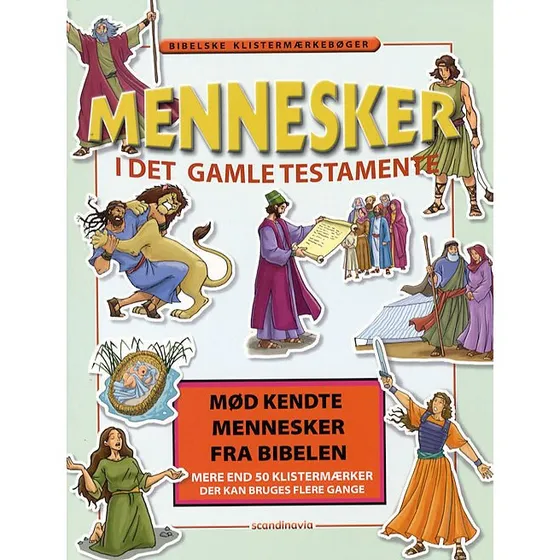Mennesker i Det Gamle Testamente – klistermærkebog for børn