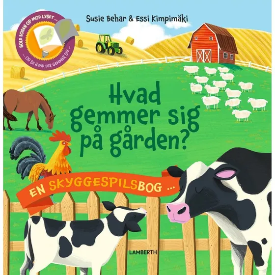 Hvad gemmer sig på gården? – skyggespilsbog