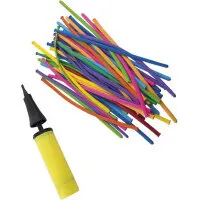 50 modellerende balloner med pumpe – ikke til helium