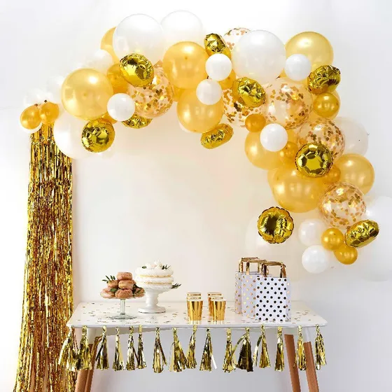 Ballonbue Guld - 70 Balloner
