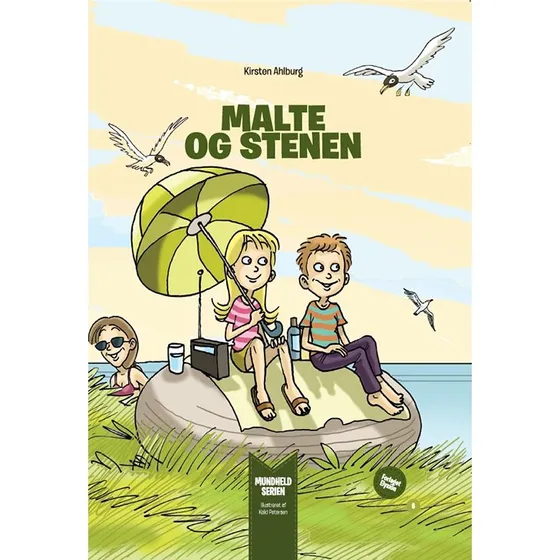 Malte og stenen – billedbog af Kirsten Ahlburg