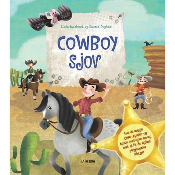 Cowboy Sjov – aktivitetsbog for børn